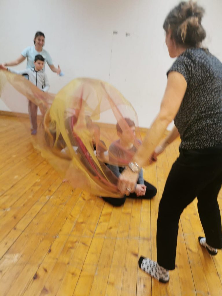 Séance avec des enfants autiste